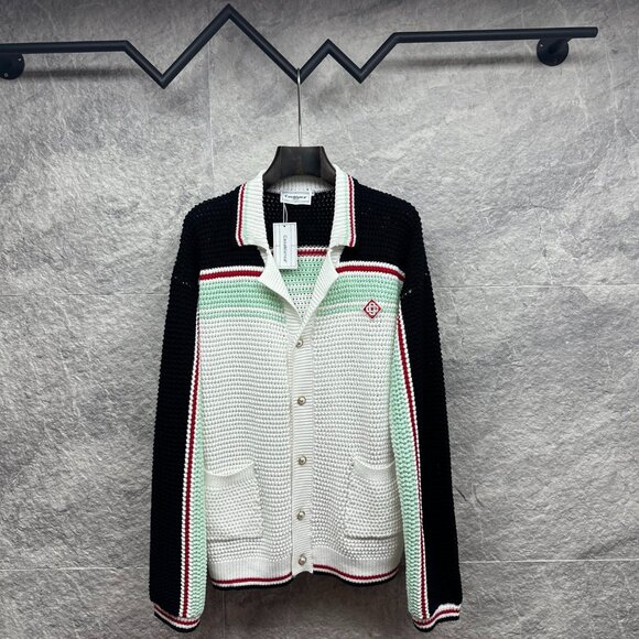 Casablanca Stripe Detail Cardigan - Picture 1 of 9